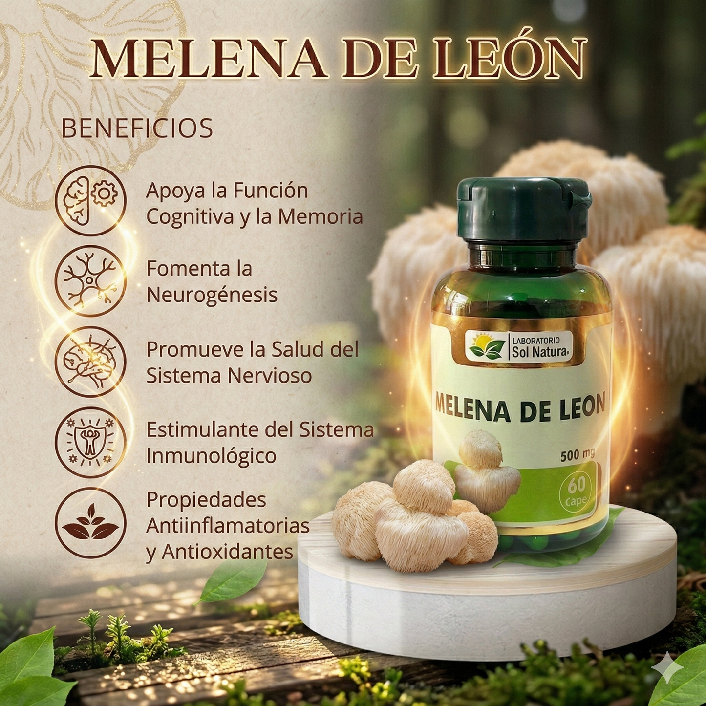 Melena de Leon, Domina tu Día con Melena de León Premium. ✨
