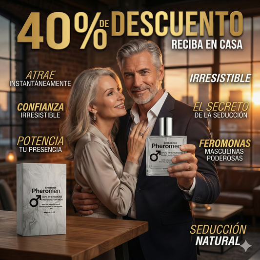 Perfume Feromonas Masculinas, Magnetismo al Instante!  🫦