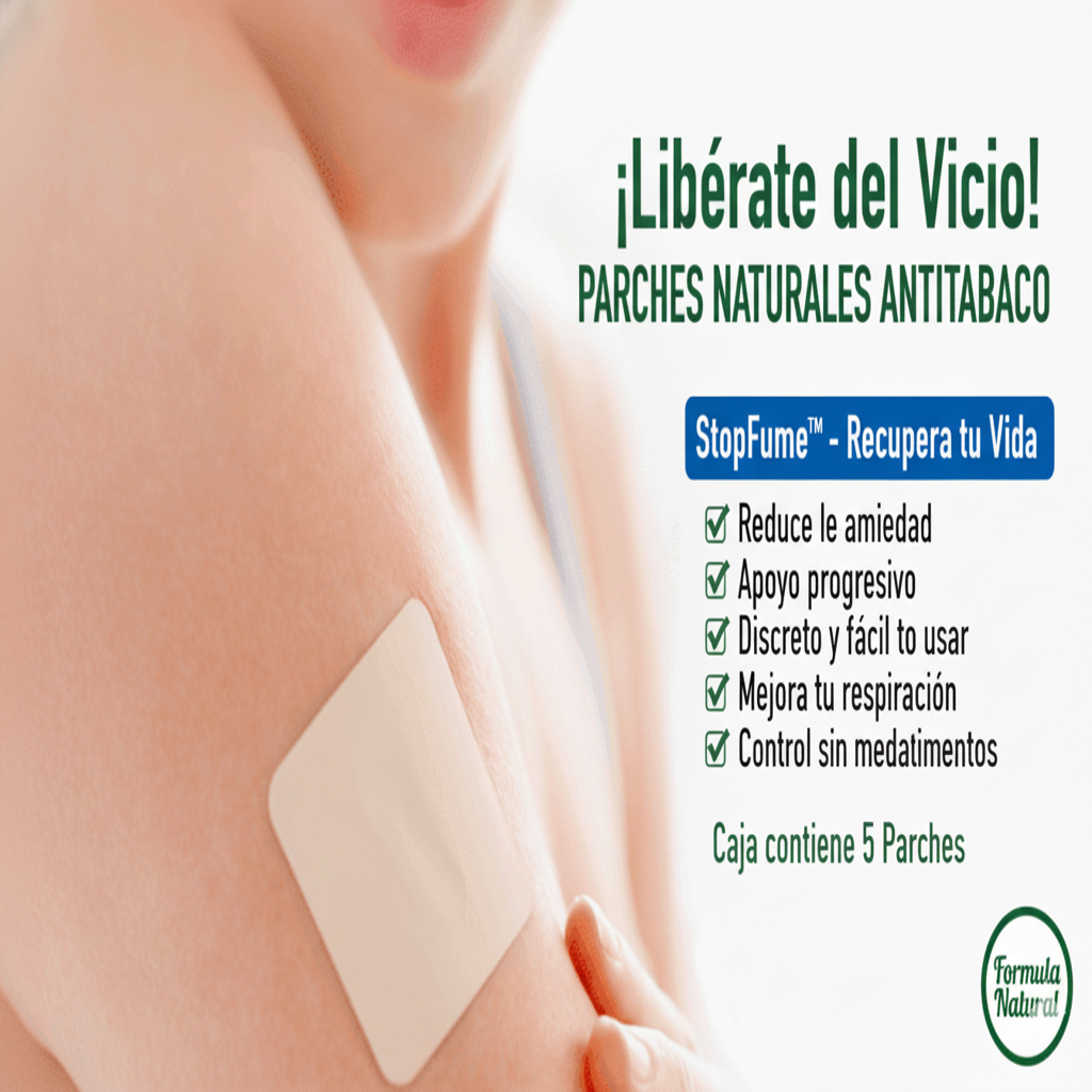 Parches Antitabaco Naturales🍃Controla la Ansiedad Hoy✨
